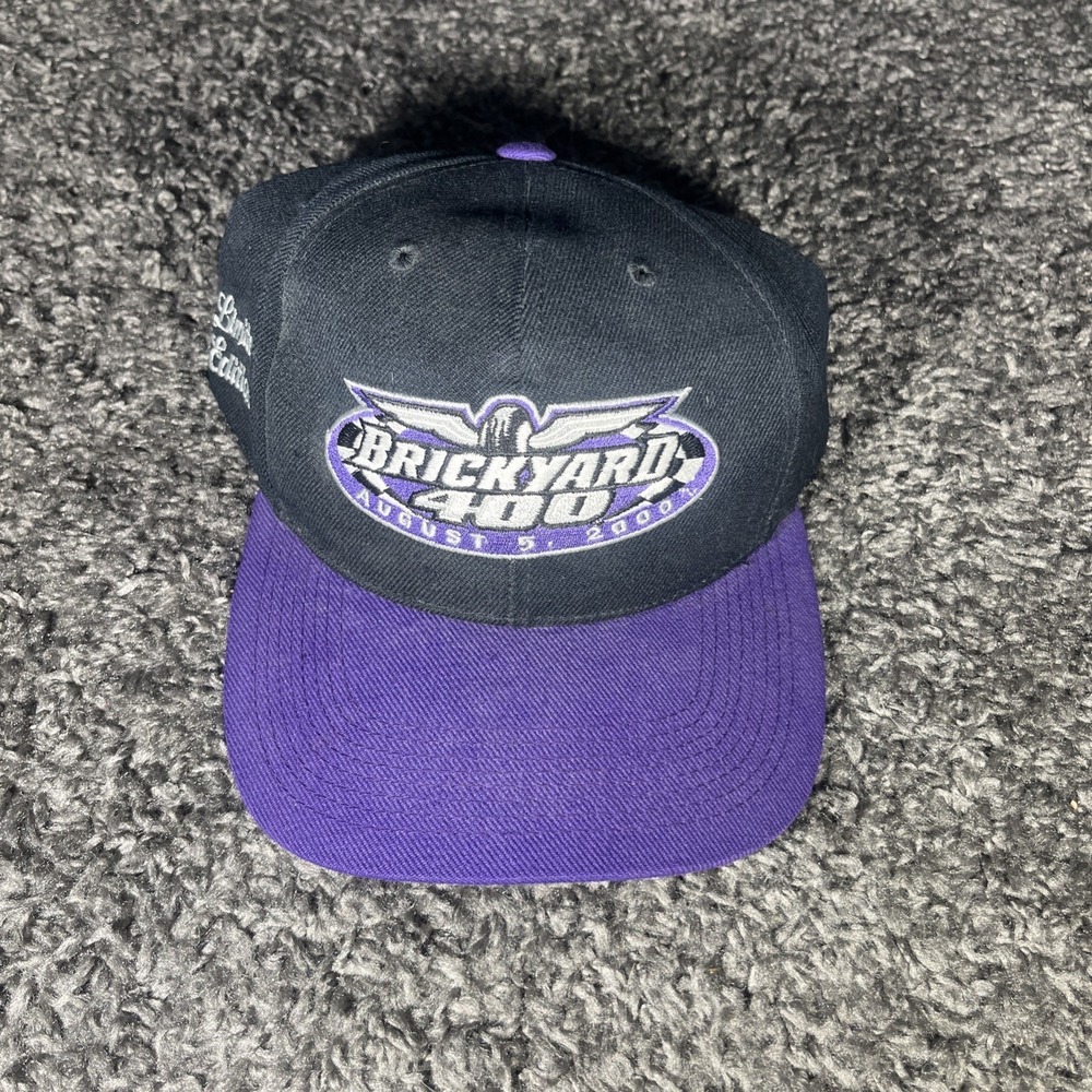 2000 Brickyard‎ 400 Hat Limited Edition Logo Athletic Snapback Cap Indianapolis
